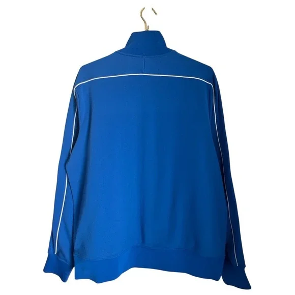 Nike Mens Track Suit Zip Up Jacket Royal Blue Large Athletic Polyester Top N98